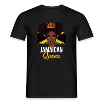 jamaican QueenFlag Jamaica - Männer T-Shirt - Schwarz - Vorne - AI Model Male 178 light (178cm)