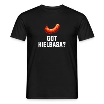 Got Kielbasa, Pologne Cuisine polonaise Kielbasa - T-shirt homme - noir - Devant - AI Model Male 178 light (178cm)