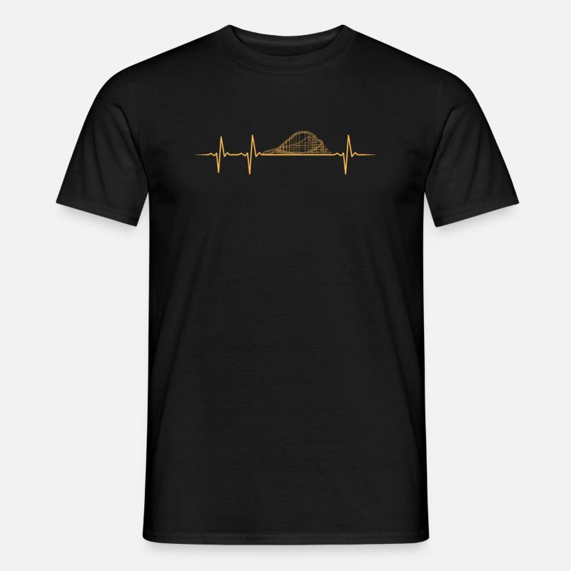 forecast Roller Coaster rollercoaster - Männer T-Shirt - Schwarz