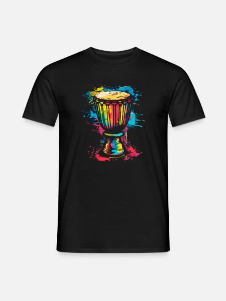 Djembe African Drums - Men's T-Shirt - black