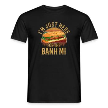Banh Mi Vietnamese Food - Männer T-Shirt - Schwarz - Vorne - AI Model Male 178 light (178cm)