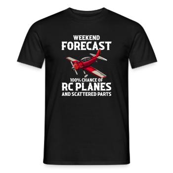 Still Playing With Airplanes RC Plane - Männer T-Shirt - Schwarz - Vorne - AI Model Male 178 light (178cm)