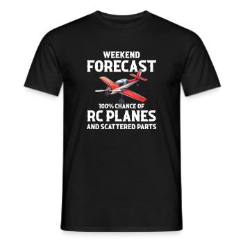 Still Playing With Airplanes RC Plane - Männer T-Shirt - Schwarz - Vorne - AI Model Male 178 light (178cm)