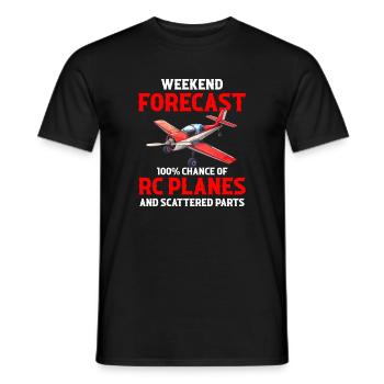 Still Playing With Airplanes RC Plane - Männer T-Shirt - Schwarz - Vorne - AI Model Male 178 light (178cm)