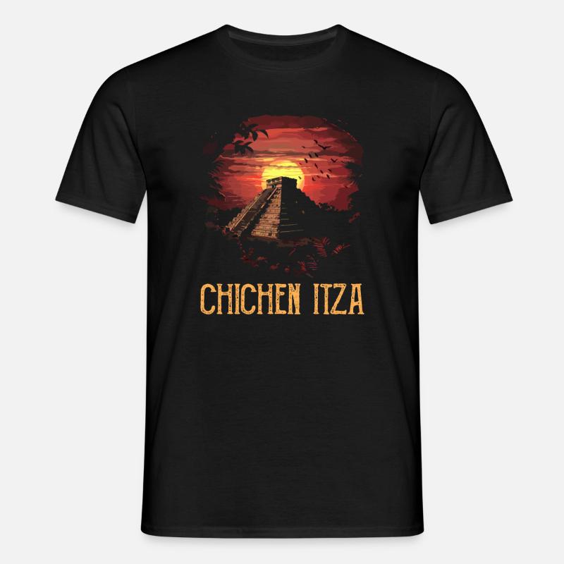 chichen itza mexico - Männer T-Shirt - Schwarz