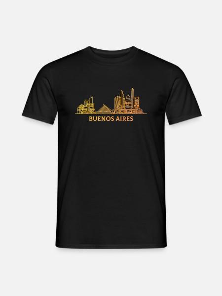 buenos aires argentina - Männer T-Shirt - Schwarz