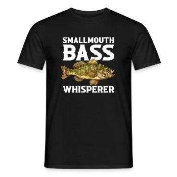 Smallmouth bass - Männer T-Shirt - Schwarz - Vorne - AI Model Male 178 light (178cm)