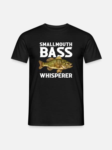 Smallmouth bass - Männer T-Shirt - Schwarz