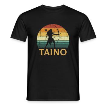 taino puerto rican taino - Männer T-Shirt - Schwarz - Vorne - AI Model Male 178 light (178cm)