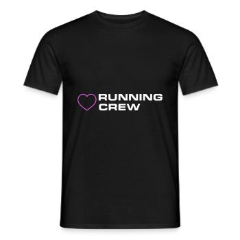 Équipe de course - T-shirt homme - noir - Devant - AI Model Male 178 light (178cm)