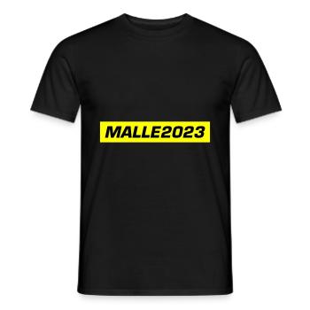 Malle 2023 Majorque - T-shirt homme - noir - Devant - AI Model Male 178 light (178cm)