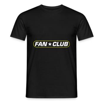 Fan Club - T-shirt homme - noir - Devant - AI Model Male 178 light (178cm)