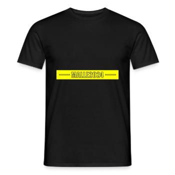 Malle 2024 Palme Mallorca - Männer T-Shirt - Schwarz - Vorne - AI Model Male 178 light (178cm)