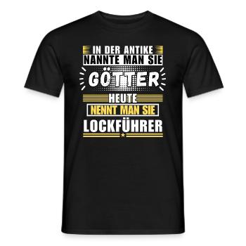 Dieux dans l'Antiquité. Leader de verrouillage aujourd'hui - T-shirt homme - noir - Devant - AI Model Male 178 light (178cm)