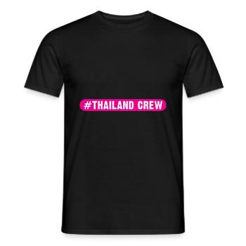 Thailand Crew - Männer T-Shirt - Schwarz - Vorne - AI Model Male 178 light (178cm)