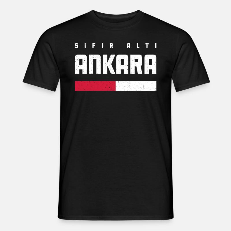 Ankara 06 - Männer T-Shirt - Schwarz