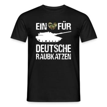 Panzer Bundeswehr Panzerfahrer Sprüche Herren - Männer T-Shirt - Schwarz - Vorne - AI Model Male 178 light (178cm)