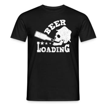 Bière Bière Bière Boire de la bière Alcohol Party - T-shirt homme - noir - Devant - AI Model Male 178 light (178cm)