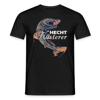 Hecht Angeln - Männer T-Shirt - Schwarz - Vorne - AI Model Male 178 light (178cm)