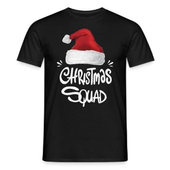 Weihnachts-Truppe - Männer T-Shirt - Schwarz - Vorne - AI Model Male 178 light (178cm)