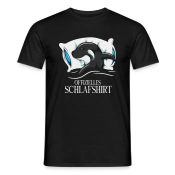 Nachthemd Pyjama Orca Schlafanzug Wal Liebhaber - Männer T-Shirt - Schwarz - Vorne - AI Model Male 178 light (178cm)