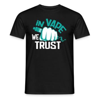 E-Cigarette E-Shisha Vapor Liquide - T-shirt homme - noir - Devant - AI Model Male 178 light (178cm)