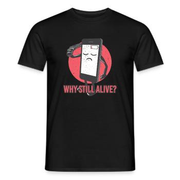 Things I Hate Funny Gamer Programmer Gift - Men's T-Shirt - black - Front - AI Model Male 178 light (178cm)