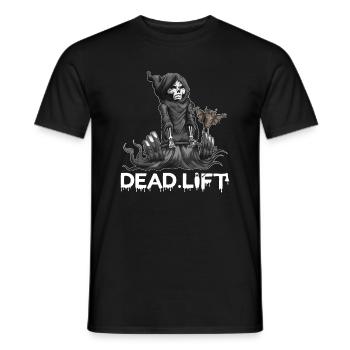 Sport Motivation Sensenmann Skelett Dead.Lift - Männer T-Shirt - Schwarz - Vorne - AI Model Male 178 light (178cm)