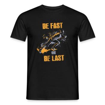Rennen Marathon Läuferin Langlauf Wettlauf Läufer - Männer T-Shirt - Schwarz - Vorne - AI Model Male 178 light (178cm)