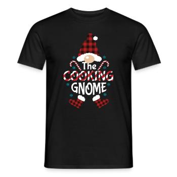 Cook Chefs Christmas Efl Saying Holiday Dinner - Men's T-Shirt - black - Front - AI Model Male 178 light (178cm)