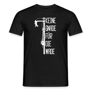 Pas de pitié pour le veau | Maillot de vélo de route - T-shirt homme - noir - Devant - AI Model Male 178 light (178cm)