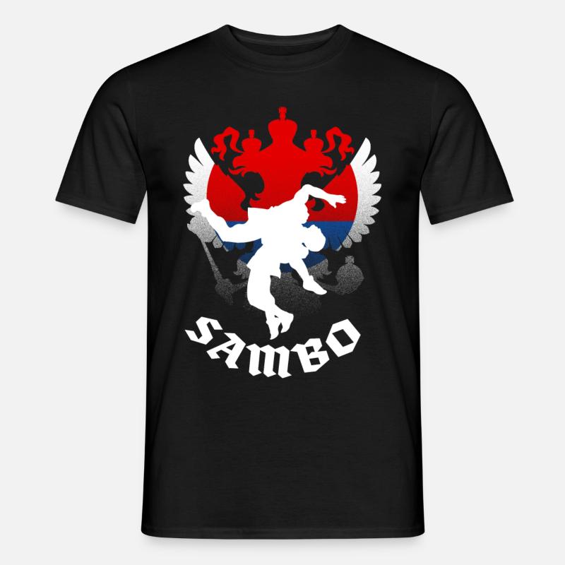 Sambo - Männer T-Shirt - Schwarz