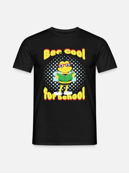Kindergarten Einschulung 1. Schultag Schulanfang - Männer T-Shirt - Schwarz