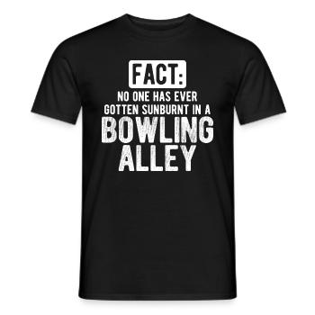 Bowling - Männer T-Shirt - Schwarz - Vorne - AI Model Male 178 light (178cm)