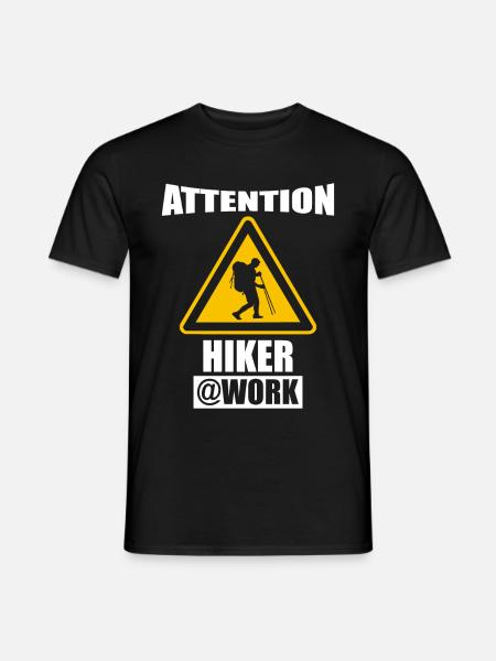 Wandern Berge Natur - Männer T-Shirt - Schwarz