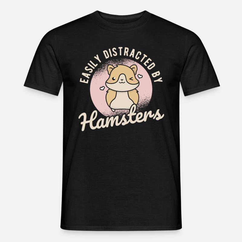 Nagetier Hamster - Männer T-Shirt - Schwarz