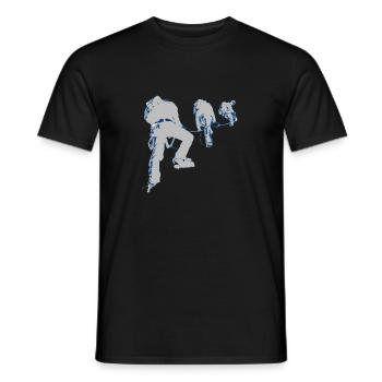 Compagnon de corde - T-shirt homme - noir - Devant - AI Model Male 178 light (178cm)