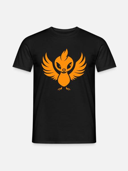 Phönix - Männer T-Shirt - Schwarz