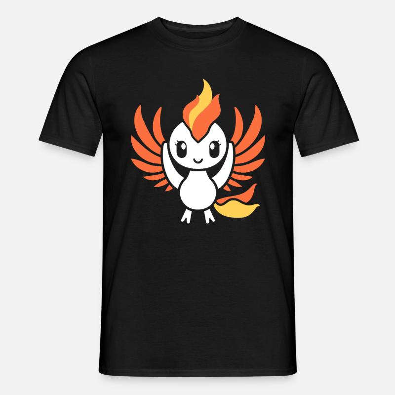 Phönix - Männer T-Shirt - Schwarz