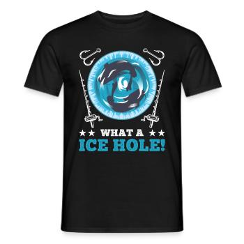 Nice Eisangeln - Männer T-Shirt - Schwarz - Vorne - AI Model Male 178 light (178cm)