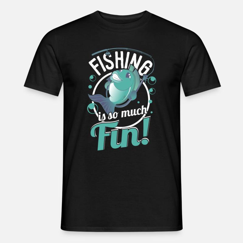 Fisch Fin Fun - Männer T-Shirt - Schwarz
