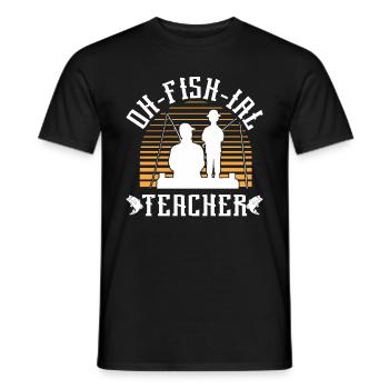 Ofishial - Männer T-Shirt - Schwarz - Vorne - AI Model Male 178 light (178cm)