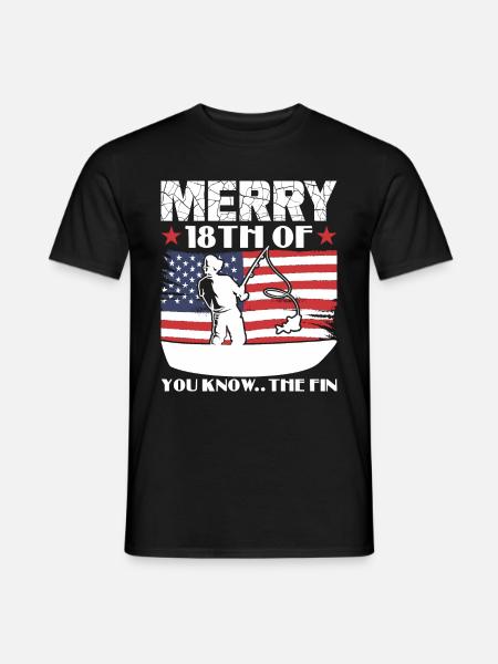 étiquette de pêche Biden - T-shirt homme - noir