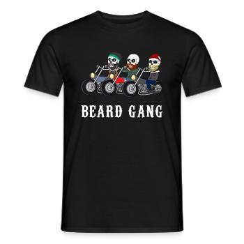 Beard Gang Bart Geschenk - Männer T-Shirt - Schwarz - Vorne - AI Model Male 178 light (178cm)