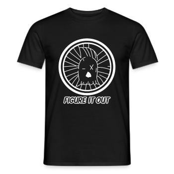 Paper Girls Mac Coyle Figure It Out T-Shirt - T-shirt homme - noir - Devant - AI Model Male 178 light (178cm)