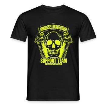 Junggesellenabschied Party Crew Feiern Hochzeit - Männer T-Shirt - Schwarz - Vorne - AI Model Male 178 light (178cm)