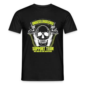 Junggesellenabschied Party Crew Feiern Hochzeit - Männer T-Shirt - Schwarz - Vorne - AI Model Male 178 light (178cm)