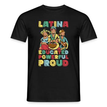 Latina Proud Month of Hispanic Heritage Gift - T-shirt homme - noir - Devant - AI Model Male 178 light (178cm)