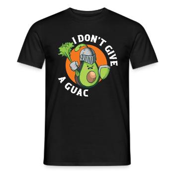 I Dont Give A Guac Vegan Geschenk - Männer T-Shirt - Schwarz - Vorne - AI Model Male 178 light (178cm)