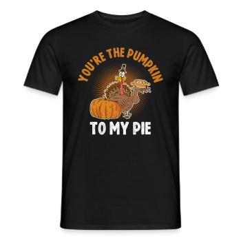 Youre The Pumpkin To My Pie Pumpkin Gift - T-shirt homme - noir - Devant - AI Model Male 178 light (178cm)